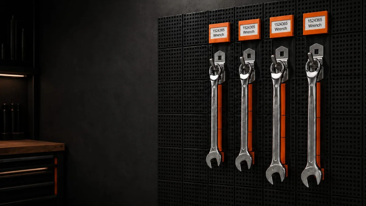Existing tool hooks remain usable with the ShadowGrid5-S modular magnetic shadowboard system